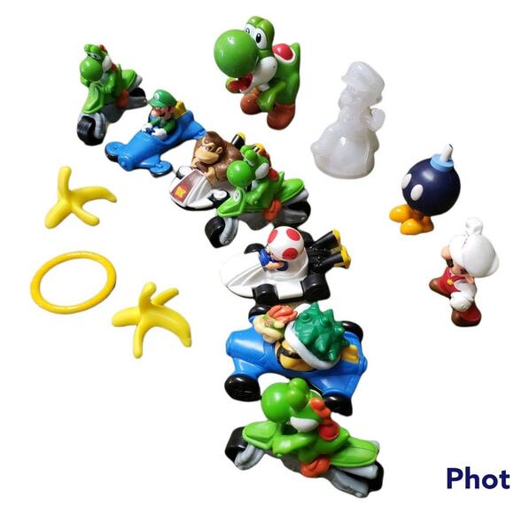 Nintendo McDonald's Mario Kart Happy Meal Toys • Mario Luigi Toad Yoshi Donkey - Picture 4 of 5